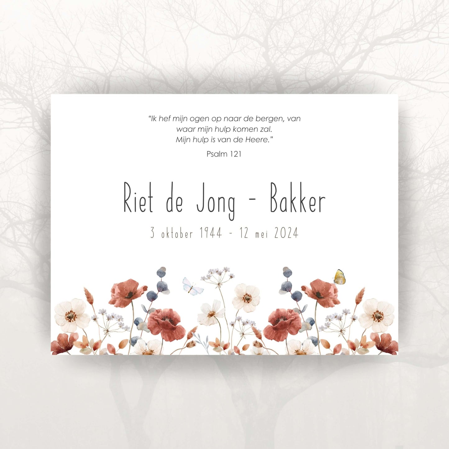 Gepersonaliseerd tijdelijk naambord voor graf, 20 x 15 cm, duurzaam Dibond, eenvoudig online te bestellen